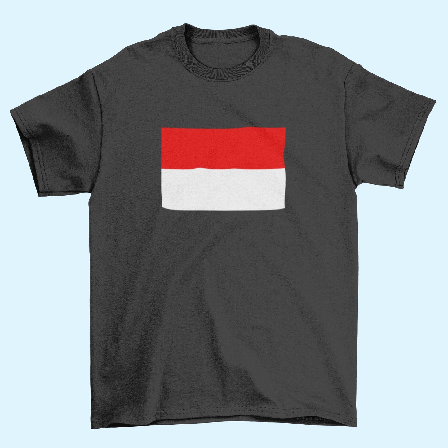 Indonesia Flag Iron On Heat Transfer Vinyl HTV / Republic of Indonesia / Republik Indonesia / Bhinneka Tunggal Ika / Jakarta / Indonesian