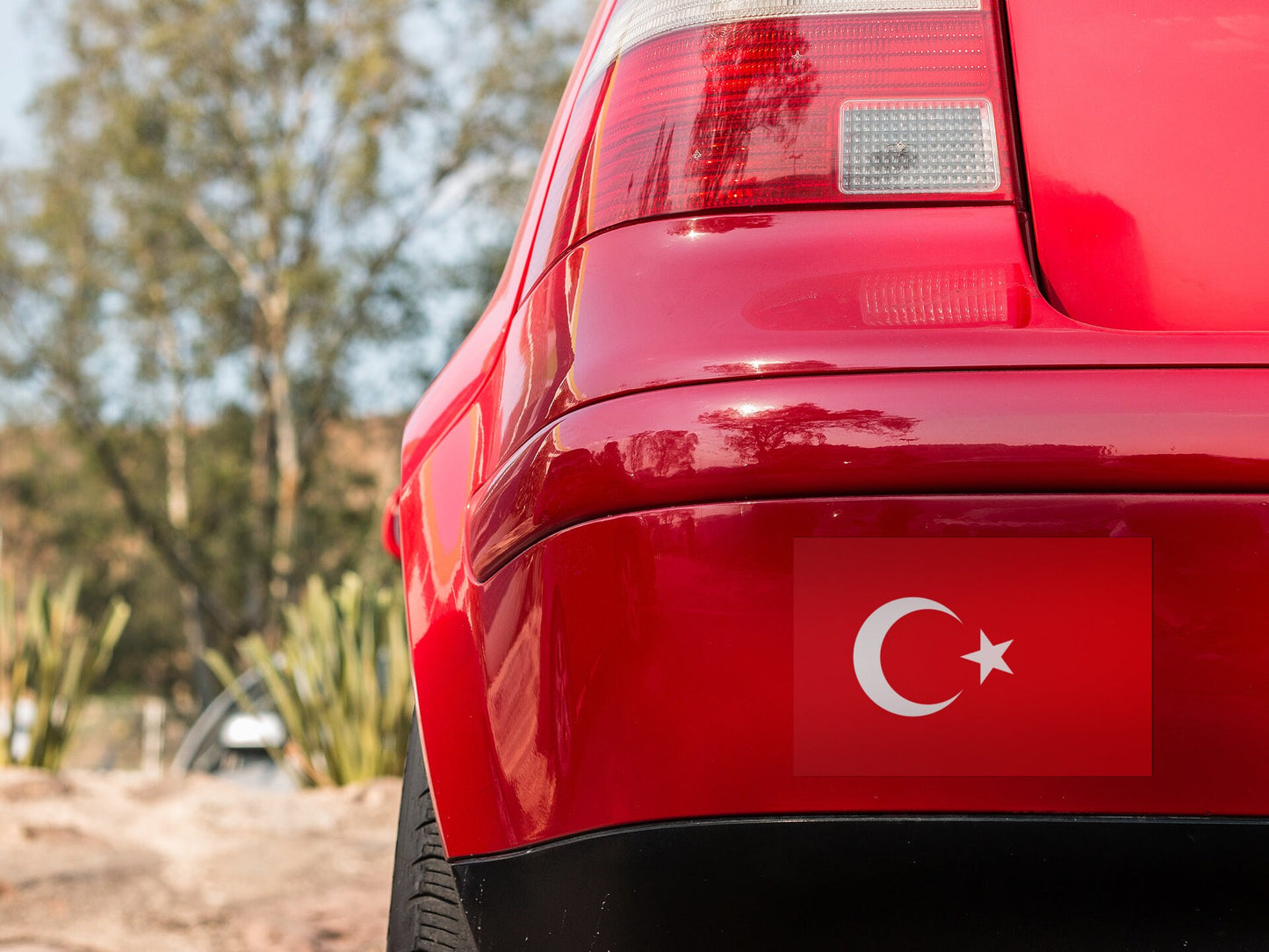 Turkey Flag Sticker Decal / Republic of Turkey / Türkiye Cumhuriyeti / Ankara / Turkish /