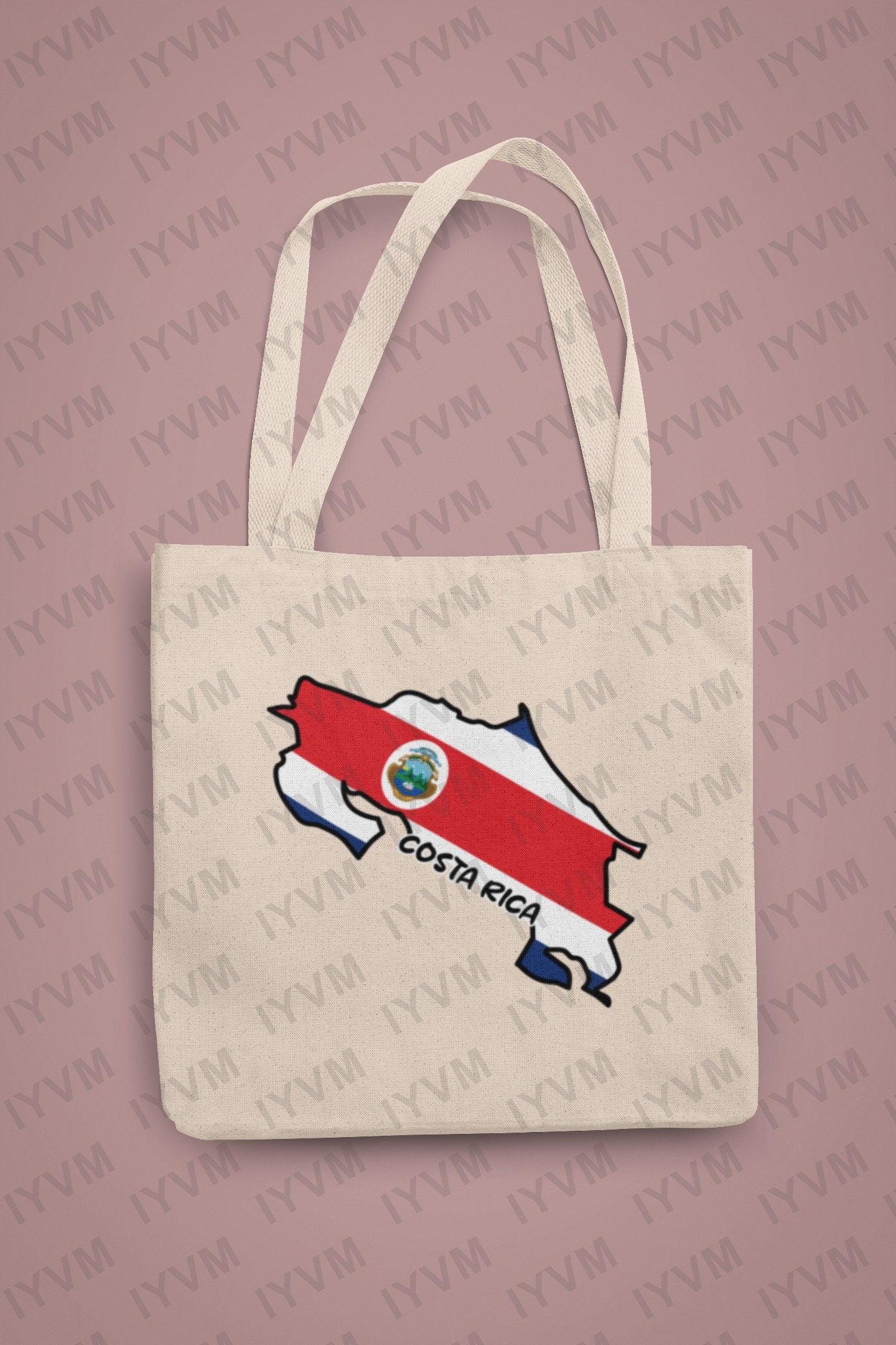 Costa Rica Map Iron On Heat Transfer Vinyl HTV / Republic of Costa Rica / San José / Costa Rican