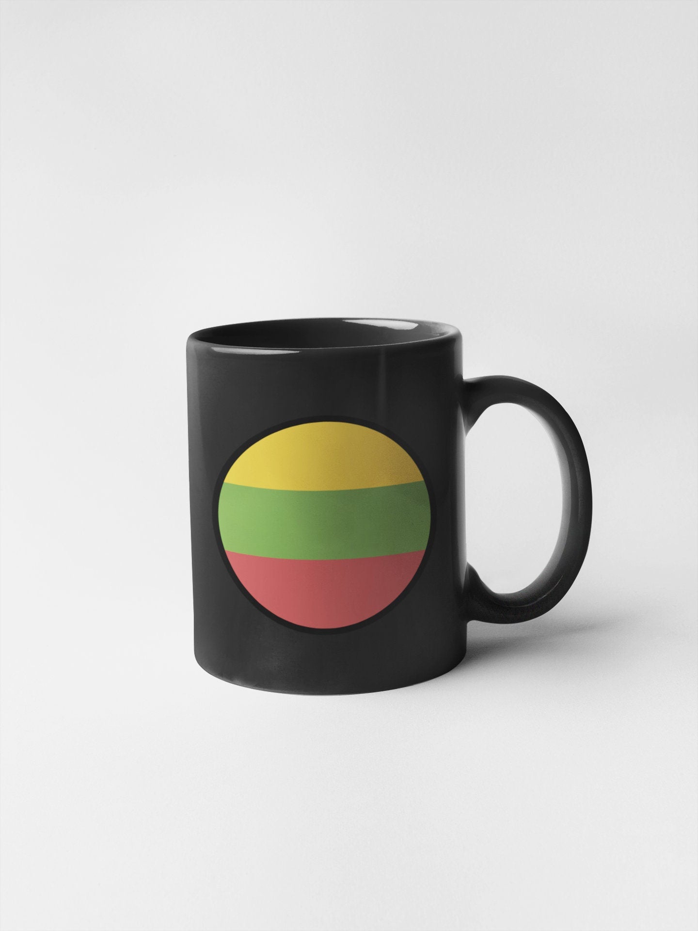 Lithuania Flag Circle Sticker Decal
