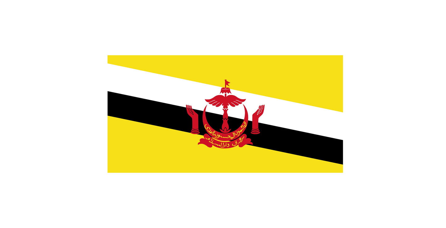 Brunei Flag Sticker Decal