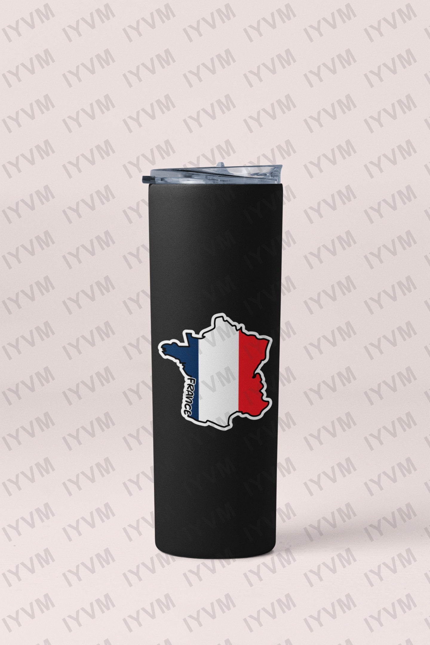 France Map Flag Sticker Decal / French Republic / Paris / French / Liberté, égalité, fraternité