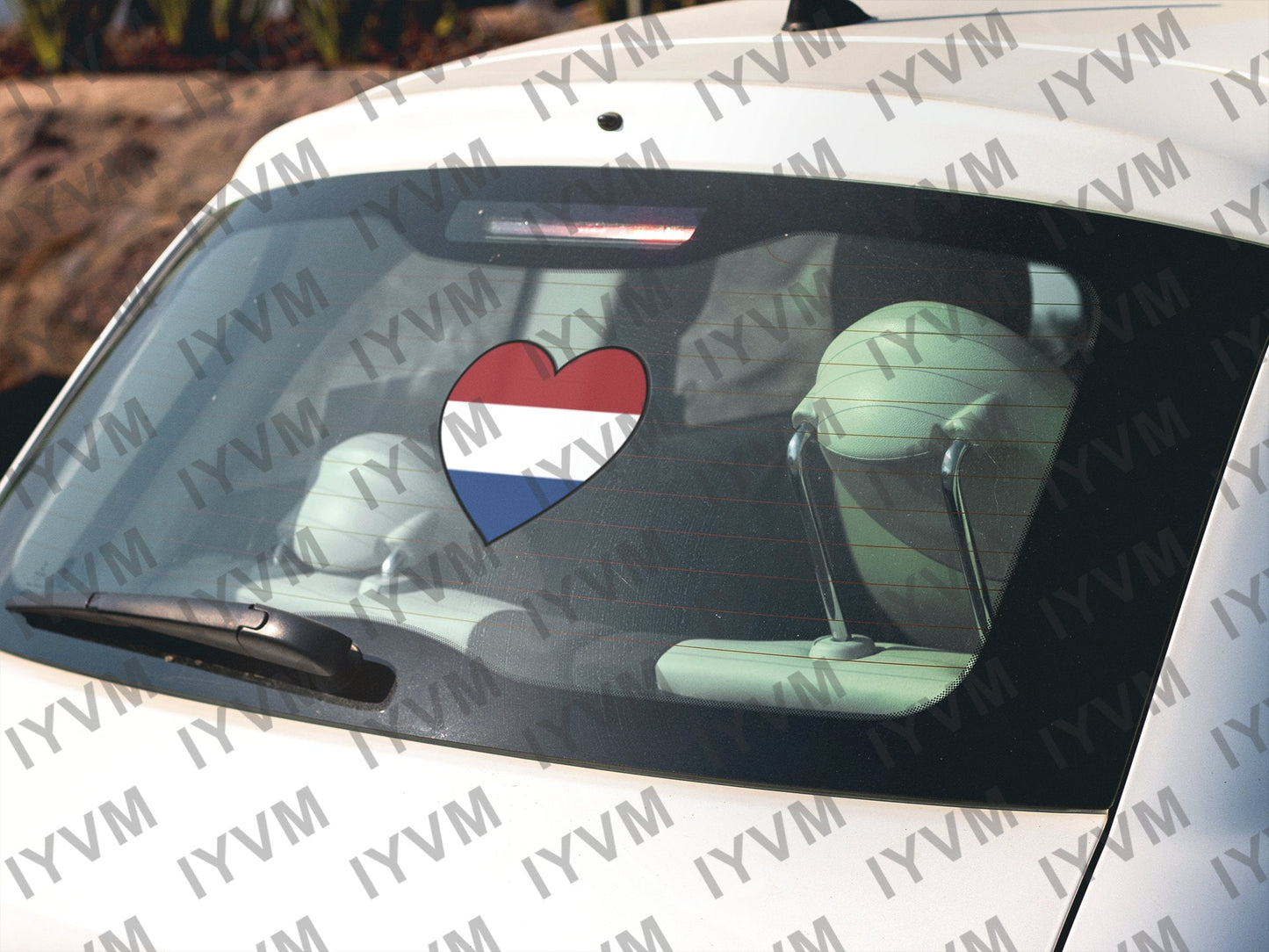 Netherlands Flag Heart Sticker Decal / Holland / Nederland / Je maintiendrai / Amsterdam / Dutch