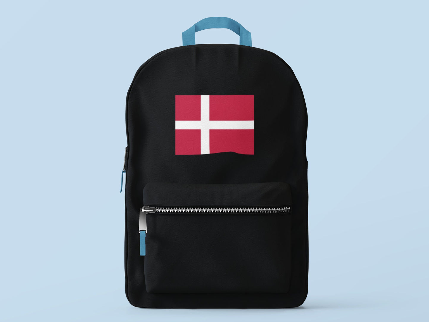 Denmark Flag Iron On Heat Transfer Vinyl HTV / Copenhagen / Guds hjælp, folkets kærlighed, Danmarks styrke / Danish