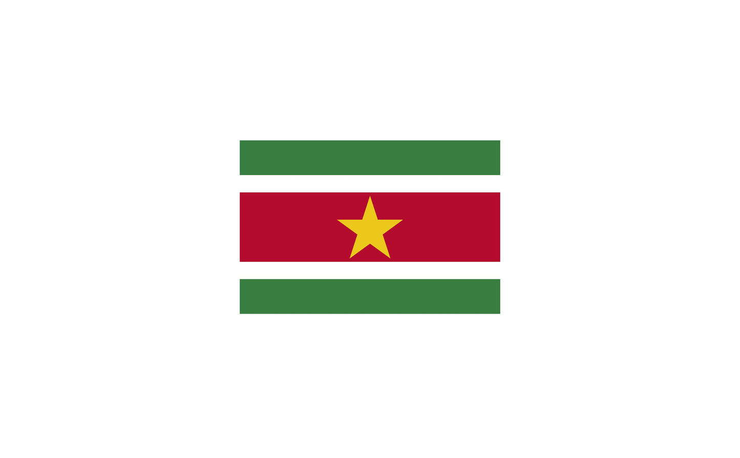 Suriname Flag Sticker Decal