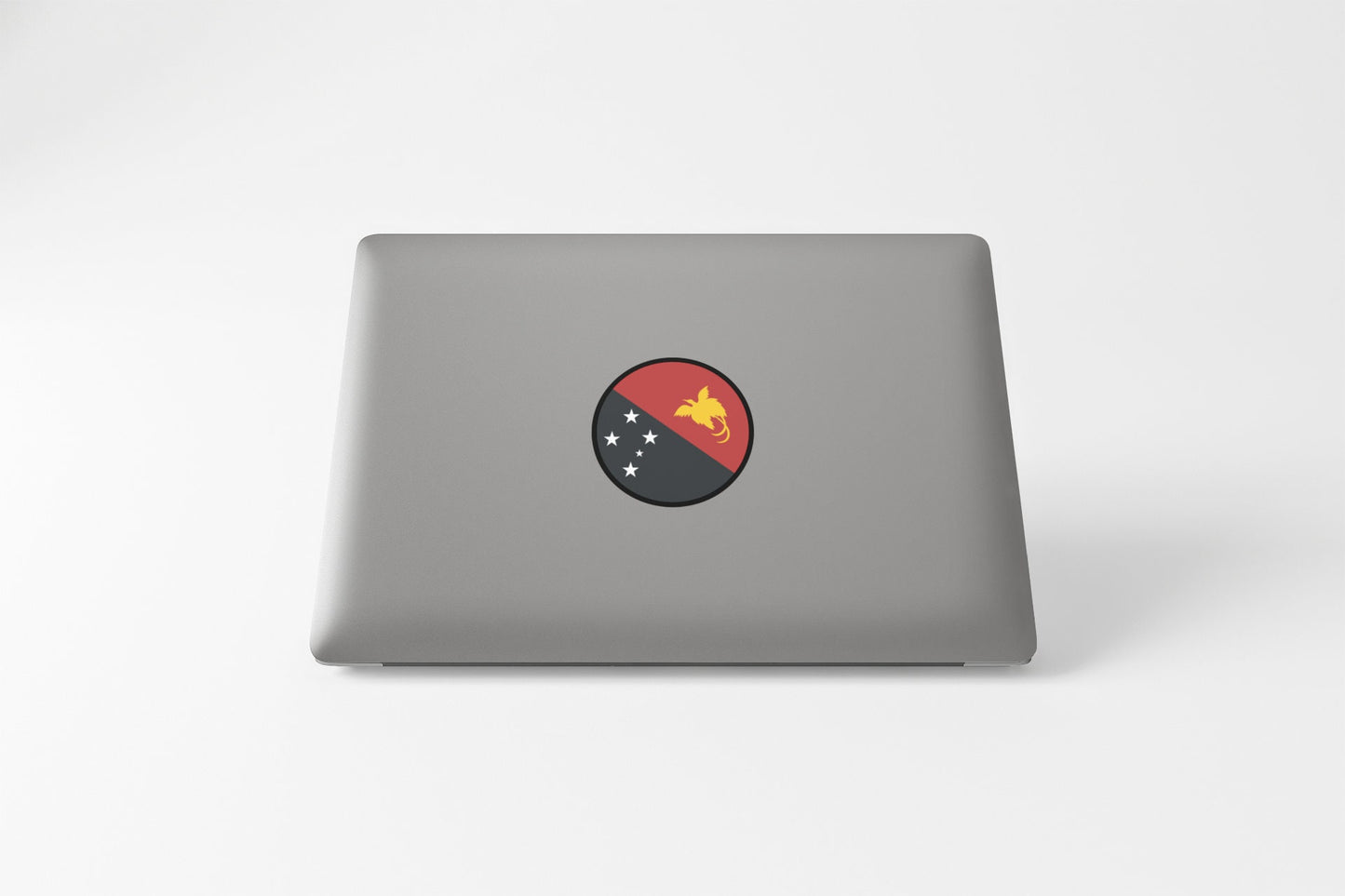 Papua New Guinea Flag Circle Sticker Decal