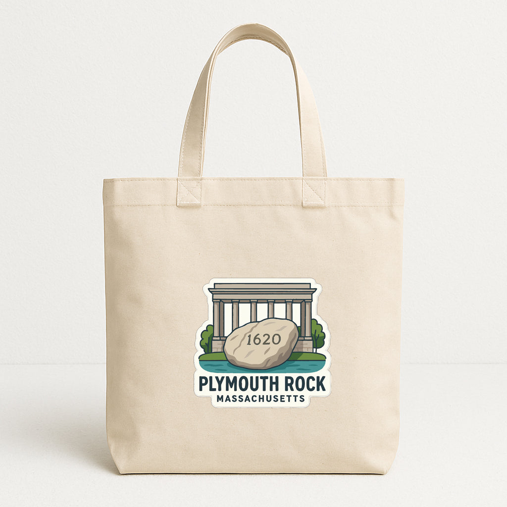 Plymouth Rock Massachusetts Iron On Heat Transfer Vinyl HTV Die-Cut Symbolic