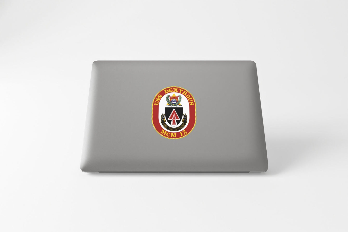 USS Dextrous MCM-13 Badge Sticker Decal Avenger Class Mine countermeasures ship Car Sticker Bumper Sticker for Car Emblem