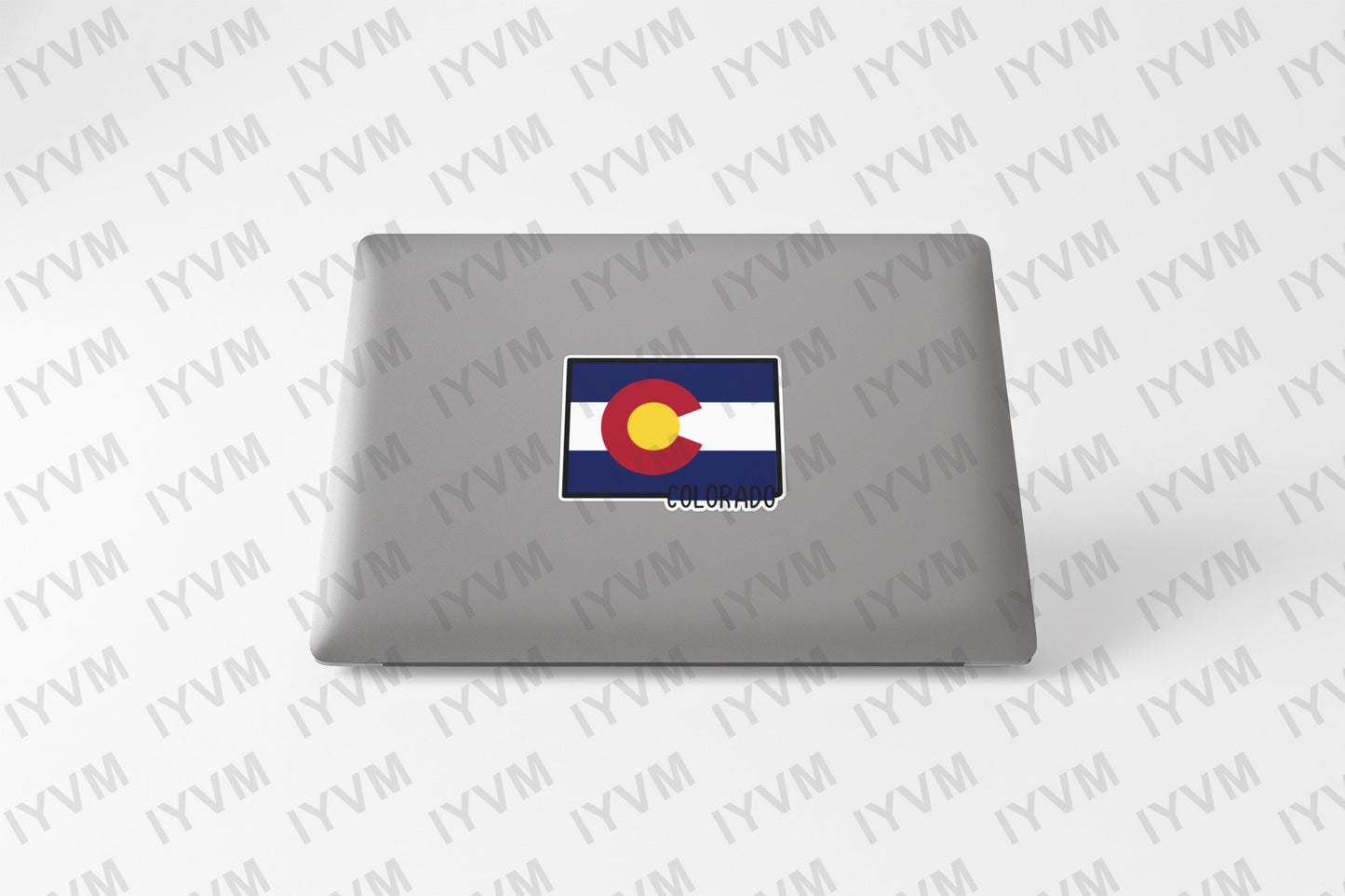 State of Colorado Map Flag Sticker Decal  USA Colorado State  Denver  The Centennial State  Buffalo Plains State  Colorful Colorado /